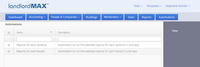 LandlordMax Property Management Software Screenshot: Automations